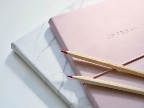 a photo of a journal book